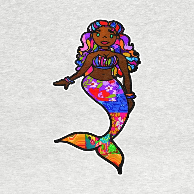 Rainbow Chocolate Mermaid by artbyomega